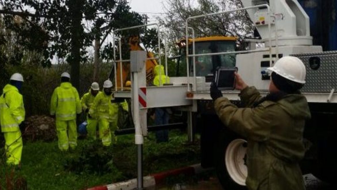 הסופה גורמת לתקלות חשמל ברחבי הארץ