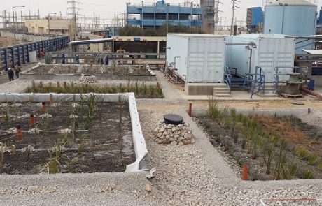 החל טיפול ביולוגי למי קולחין בתחנת הכוח רמת חובב