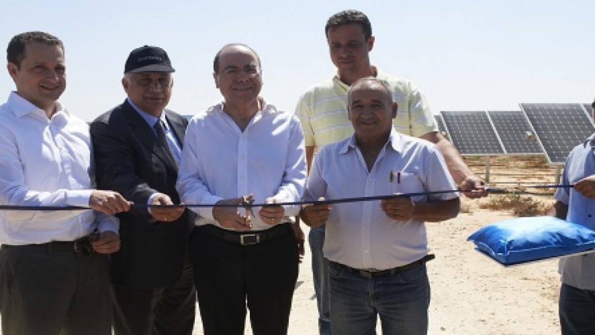 נחנך השדה הסולארי הגדול בישראל במושב מבטחים