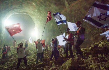 נפרצה מנהרה ראשונה בקו הרכבת עכו-כרמיאל