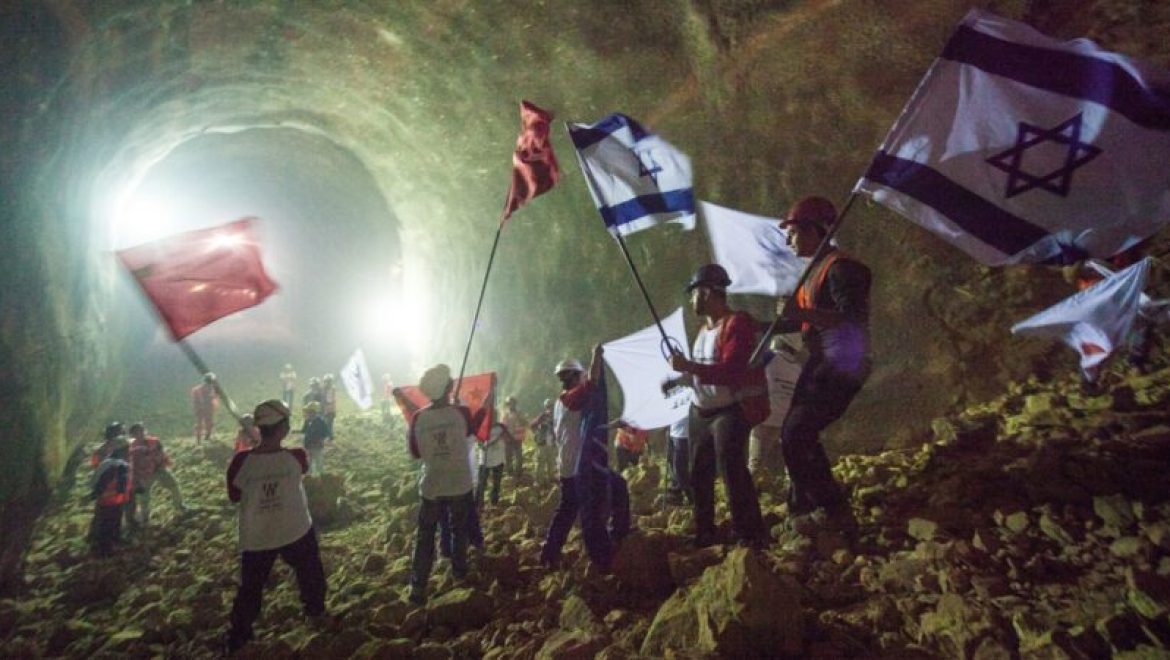 נפרצה מנהרה ראשונה בקו הרכבת עכו-כרמיאל