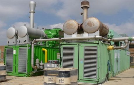תחנת הכוח הפרטית של קיבוץ עברון מספקת כ-80% מתצרוכת החשמל של הקיבוץ