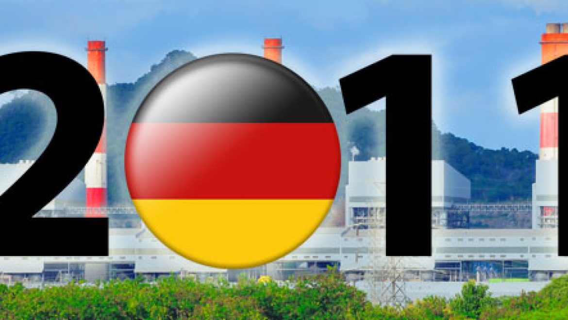 מיוחד לתשתיות: סיכום ייצור ואספקת האנרגיה של גרמניה ב2011