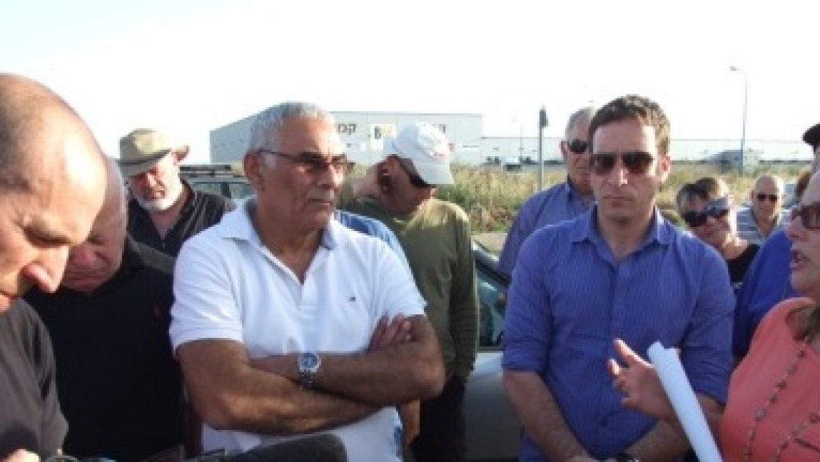 חברי הכנסת שמולי ומזרחי נגד הקמת תחנת הכח בבאר טוביה