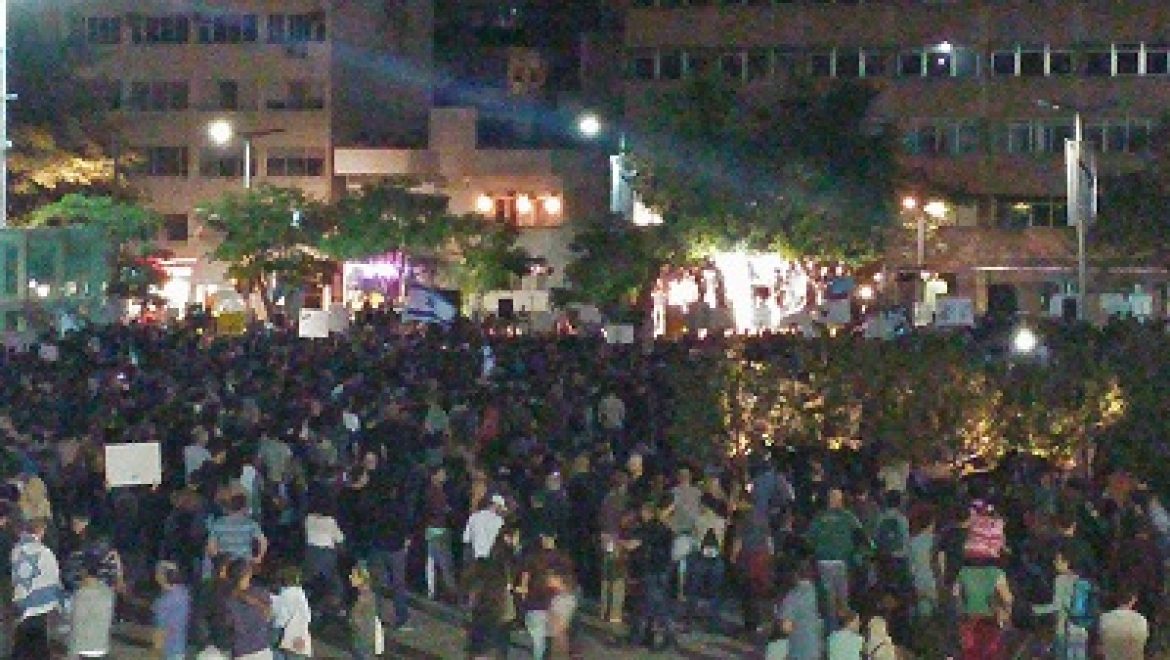 פרופ' זליכה בהפגנה נגד מתווה הגז: זה לא שוד – זה שוד מאורגן