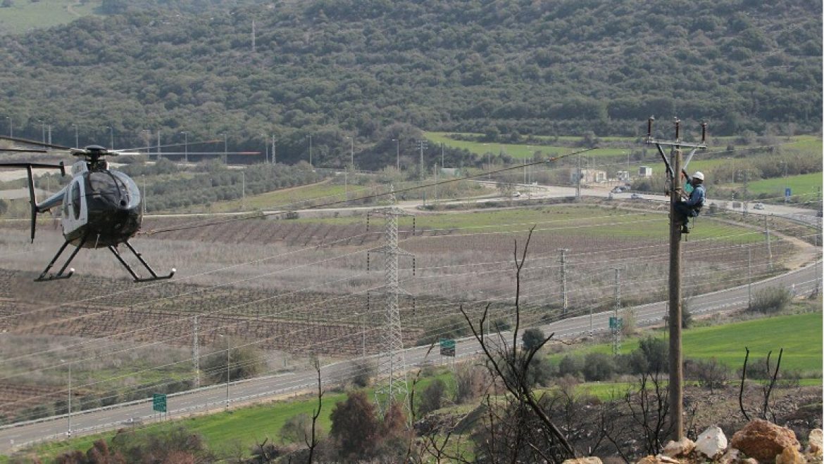 בעקבות גל השריפות: עבודות לוגיסטיות מורכבות לשיקום רשת החשמל באזור זכרון יעקב