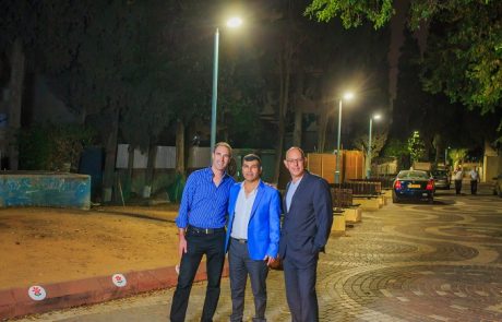 עיריית בת ים החלה בפרוייקט להחלפת כל תאורת הרחוב בעיר לפנסי לד