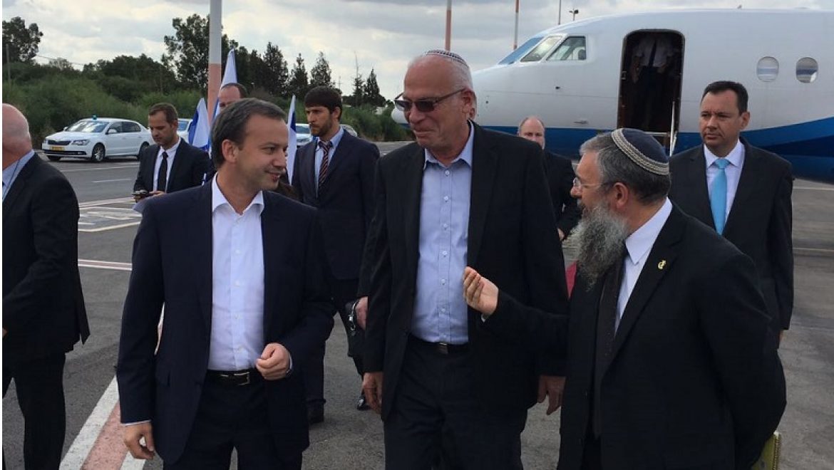 סגן ראש ממשלת רוסיה ביקר במשרד החקלאות ובמכון וולקני