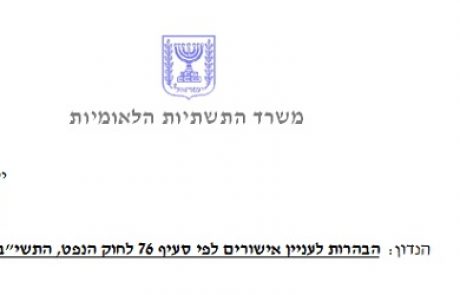 משרד התשתיות פרסם את המדיניות החדשה לשוק חיפושי הנפט והגז הטבעי