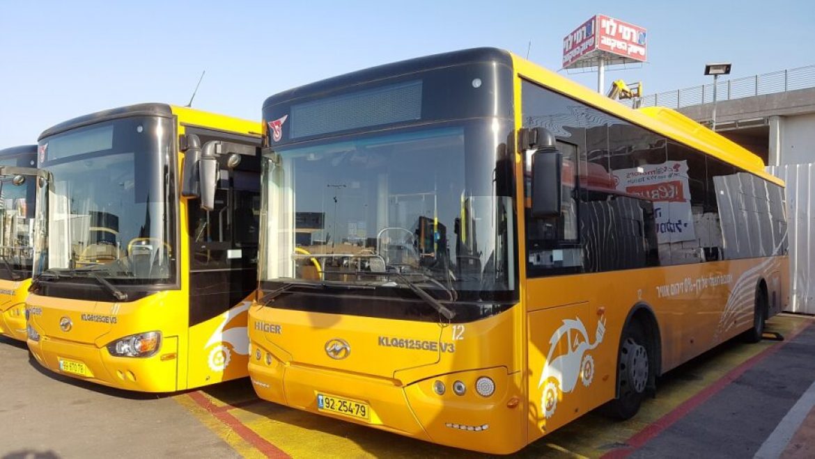 משרד התחבורה: בעוד פחות מעשור רוב האוטובוסים העירוניים יהיו חשמליים