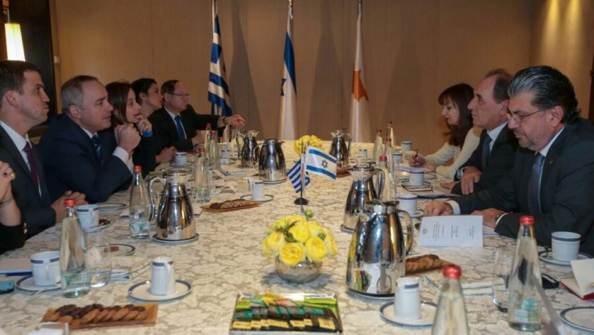 שרי האנרגיה של ישראל, קפריסין ויוון נפגשו לקידום הקמת צינור גז טבעי משותף