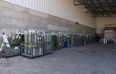 מעל 200 מכלי גז מסוכנים נתפסו במתחם פיראטי בנצרת