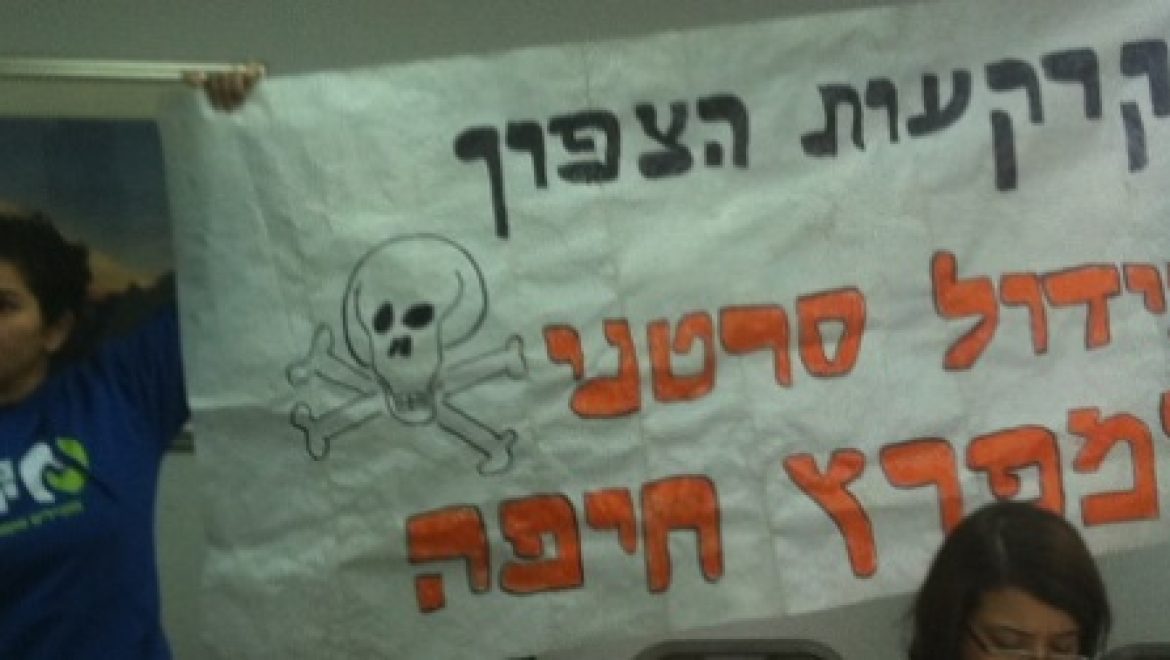 ארגון מגמה ירוקה הפגין במועצה הארצית לתכנון ובנייה