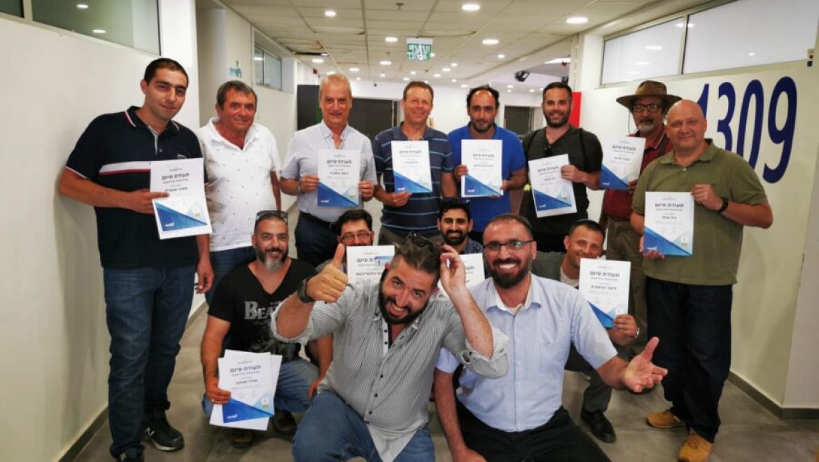 מחזור מנהלי פרויקטים למערכות סולאריות  במכללת תשתיות הסתיים בהצלחה רבה